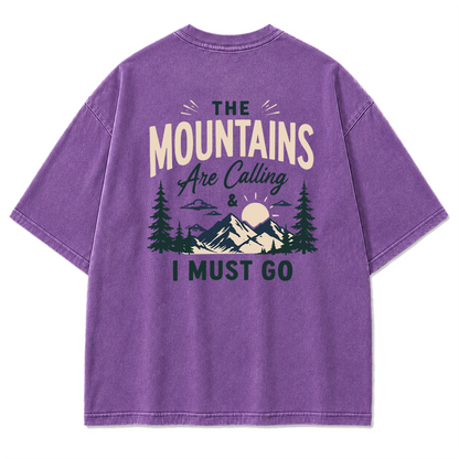 Mountain Escape Adventure T-Shirt mit Waschung