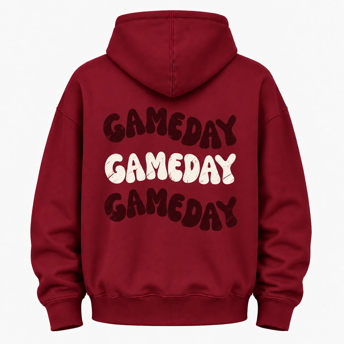 Game Day Baseball Stitch Graphic Hoodie