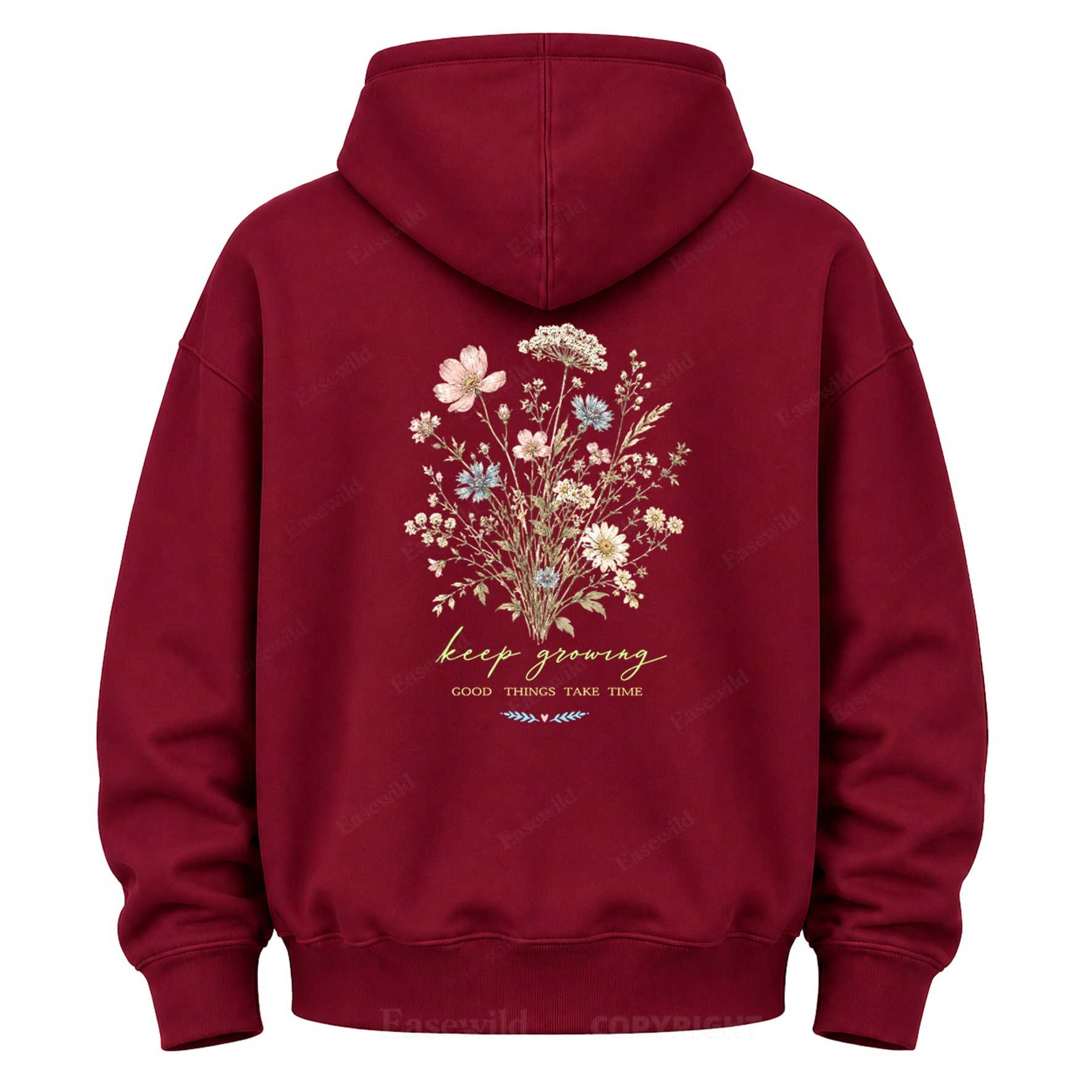 Keep Growing Wildflower Graphic Hoodie