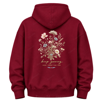 Keep Growing Wildflower Graphic Hoodie