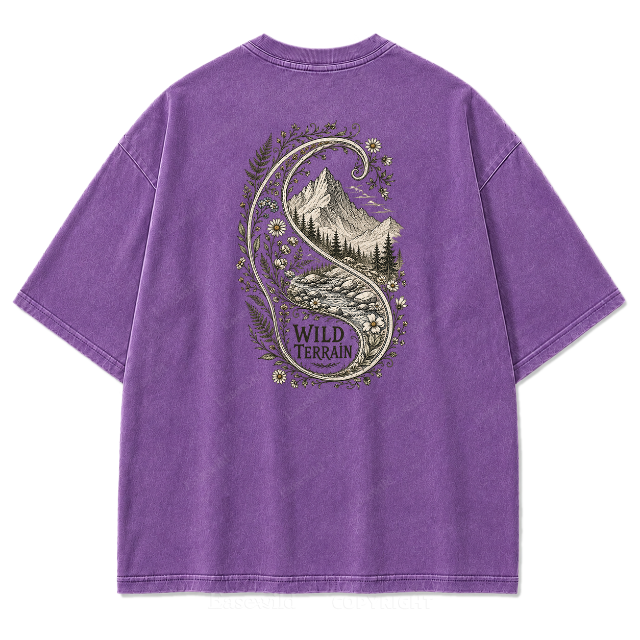 Wild Terrain Mountain Paisley Tee