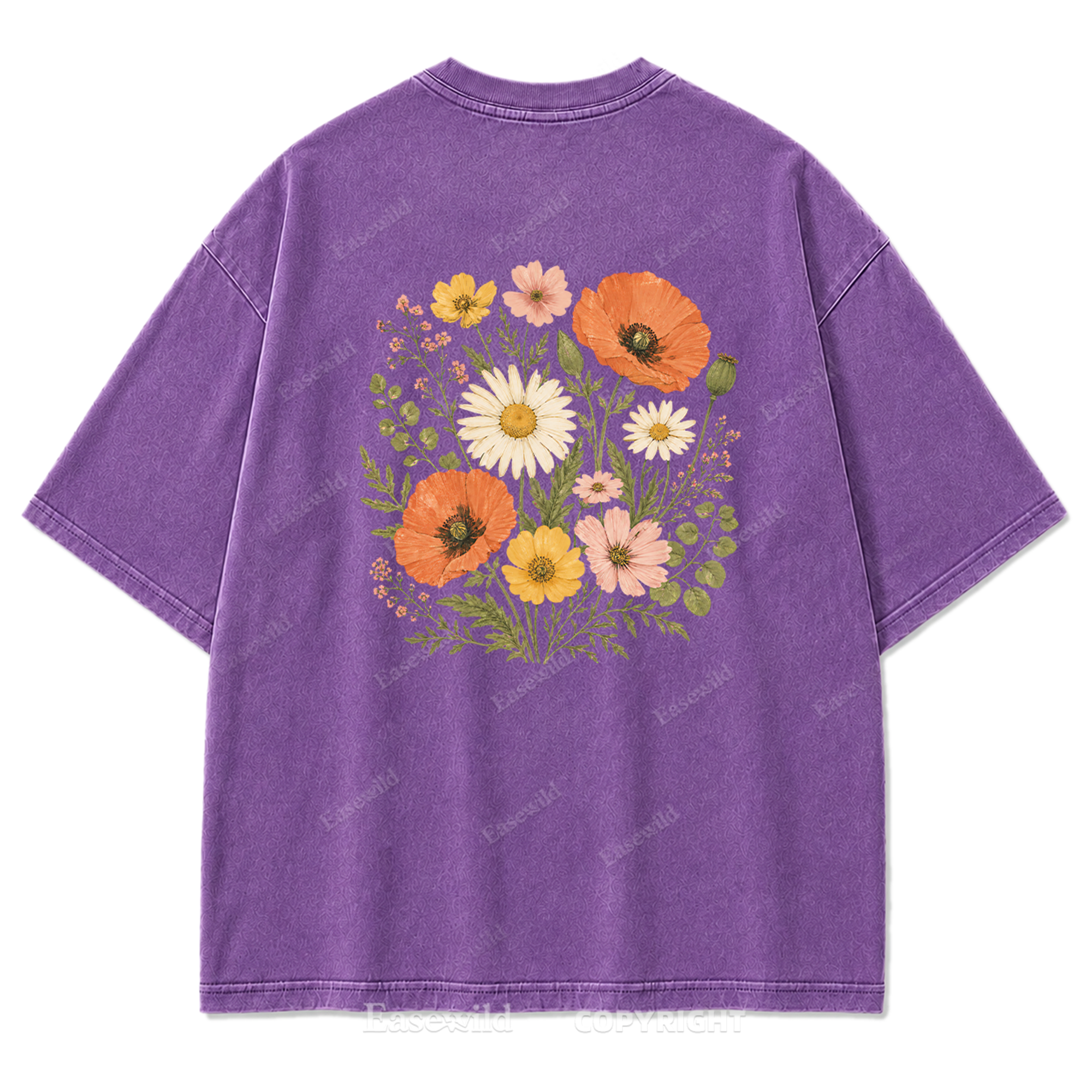 Wildflower Bouquet Washed Print Tee