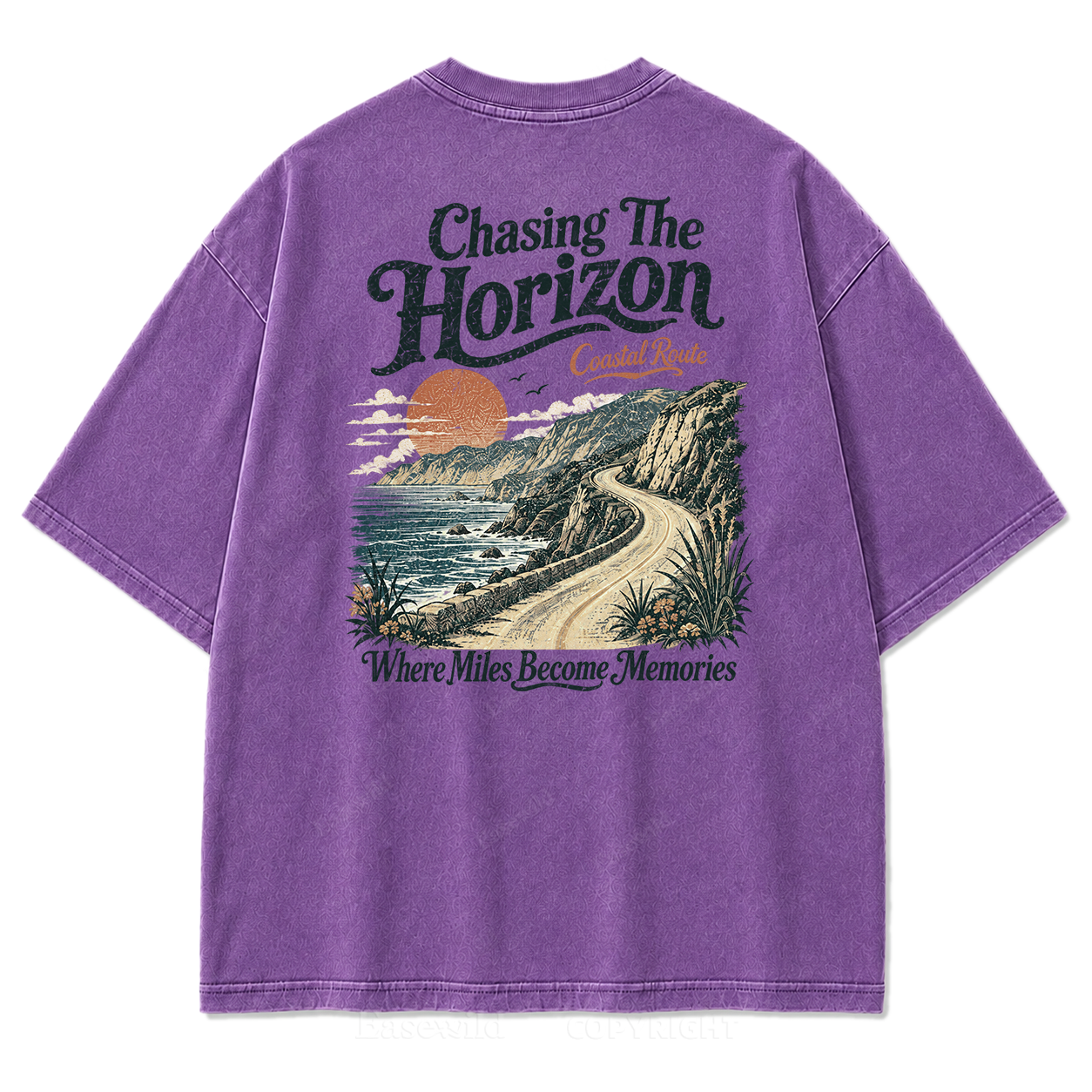 Chasing the Coastal Horizon Print Tee