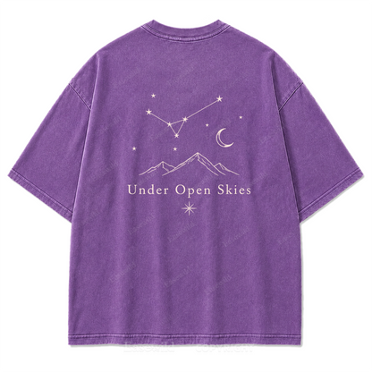 Under Open Skies Washed Print Tee