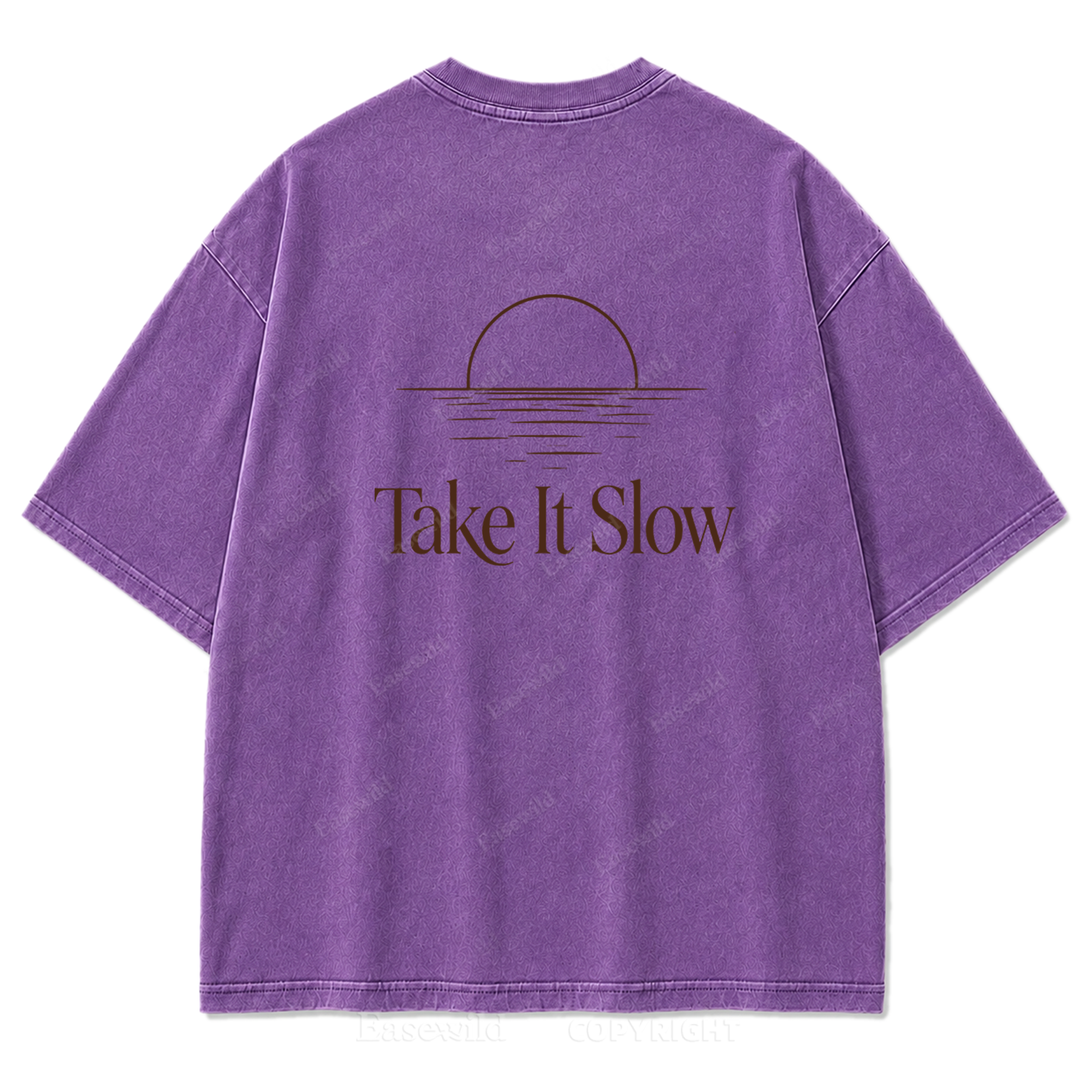 Still Water, Slow Days Washed Print Tee