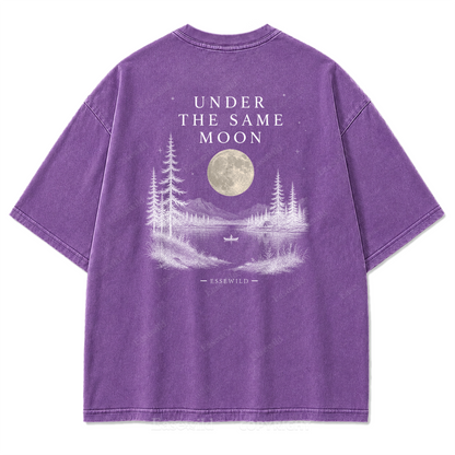 Moonlit Wilderness Washed Print Tee