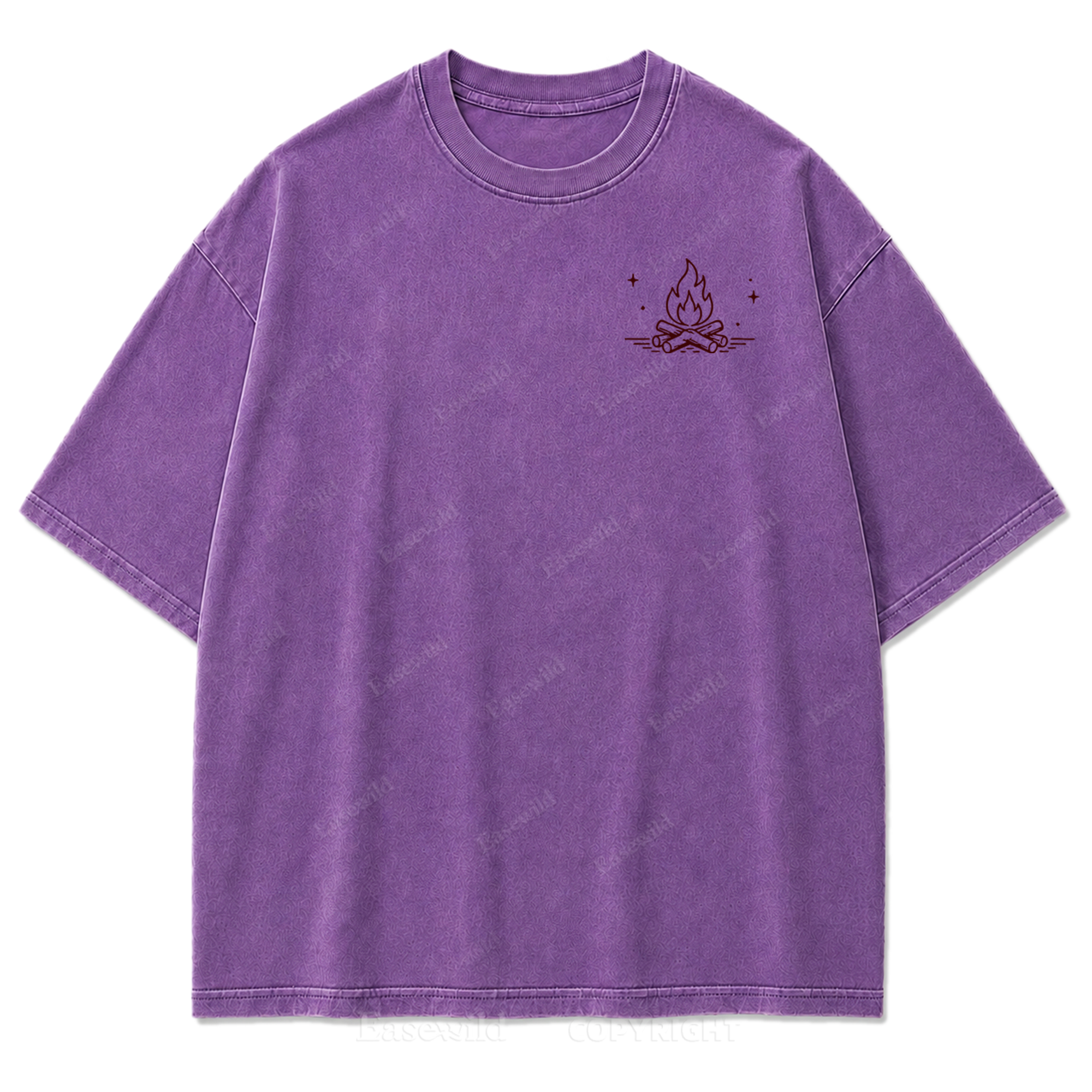 Find Me by the Fire Washed Print Tee