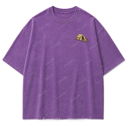 Horizon Escape See Verwaschener Print-Shirt