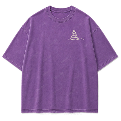 Cool Rocks Explorer Washed Print Tee
