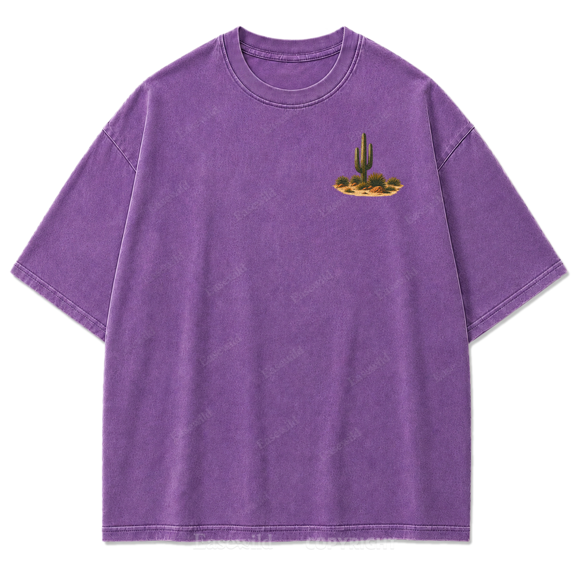 The Long Way Home Washed Print Tee