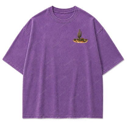 The Long Way Home Washed Print Tee
