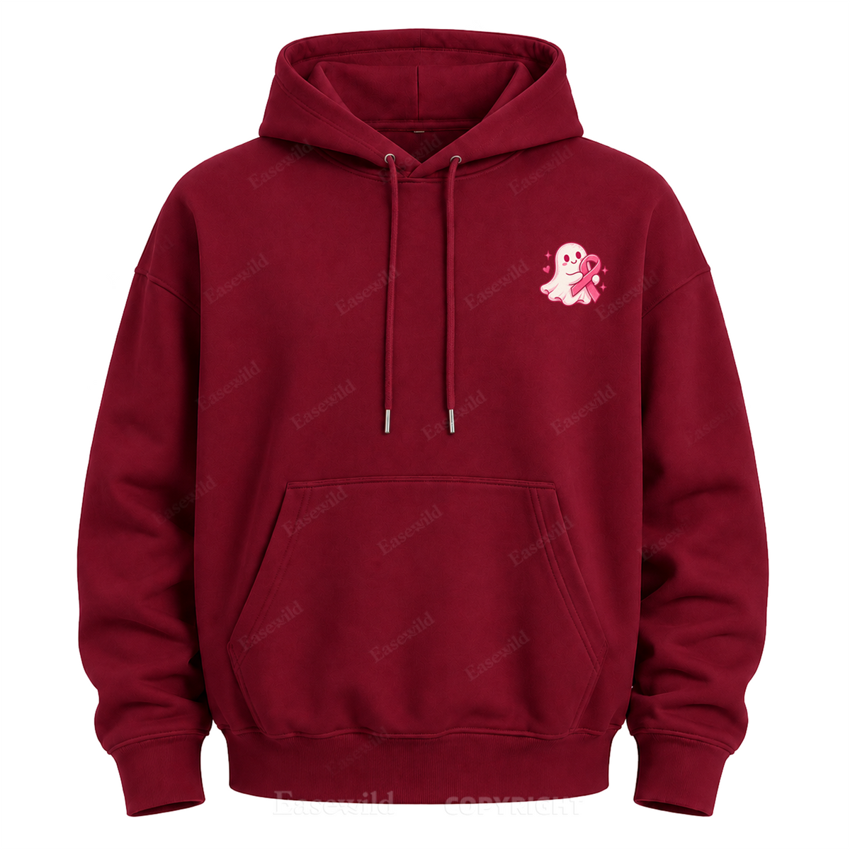 Pink For A Purpose Ghost Graphic Hoodie