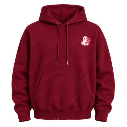 Pink For A Purpose Ghost Graphic Hoodie