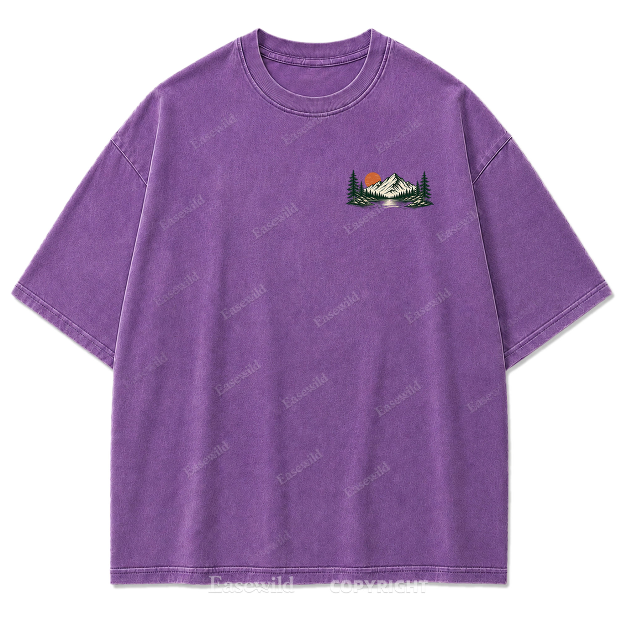 Campfire Evenings Outdoor Washed Print Tee