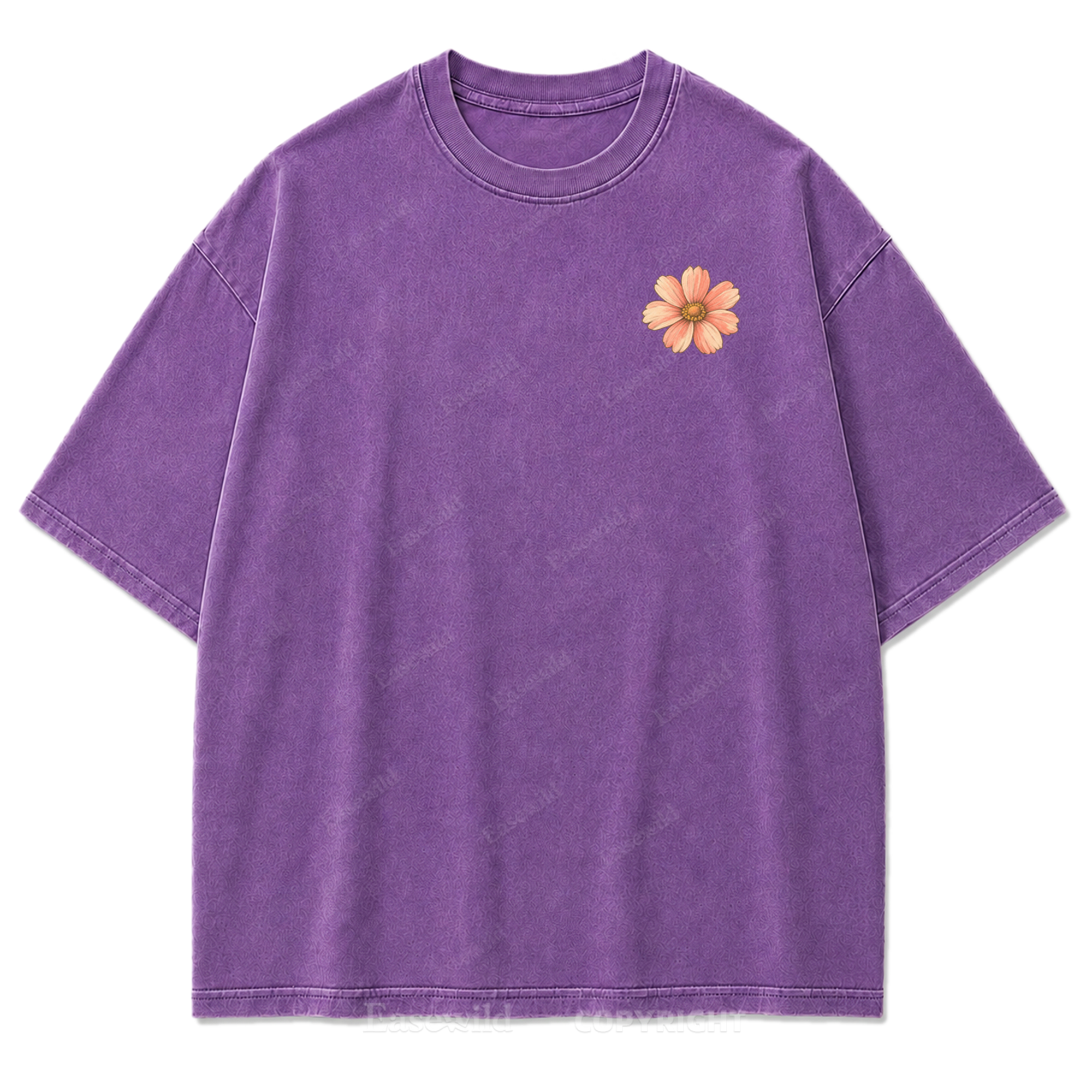 Golden Hour Lakeside Van Washed Print Tee