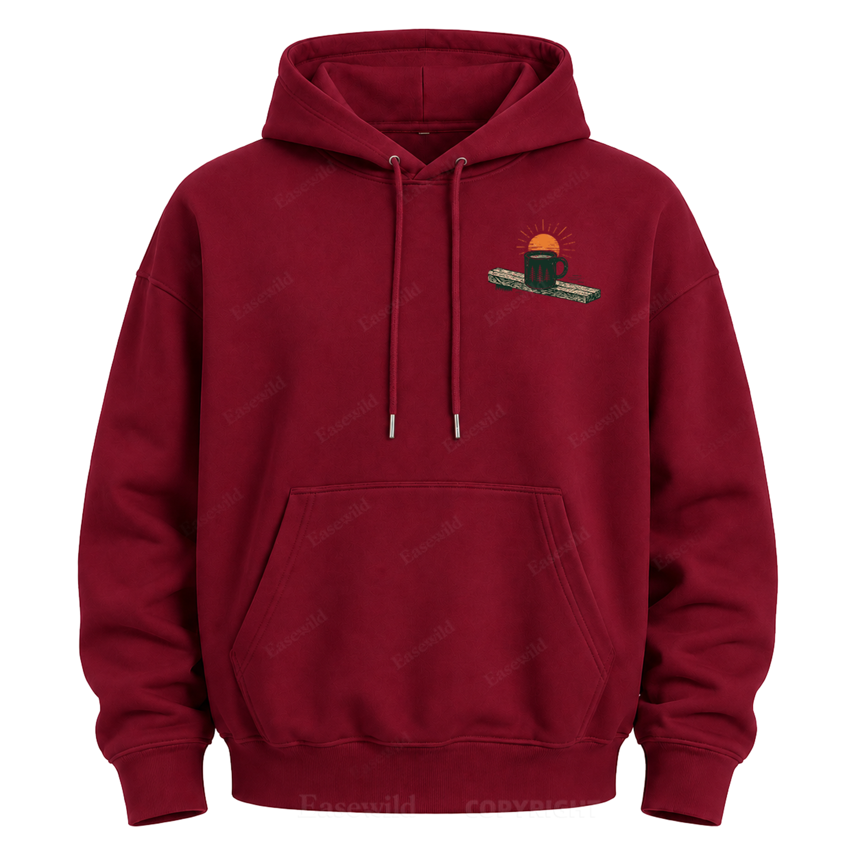 Morgenstunden am See Grafik-Hoodie