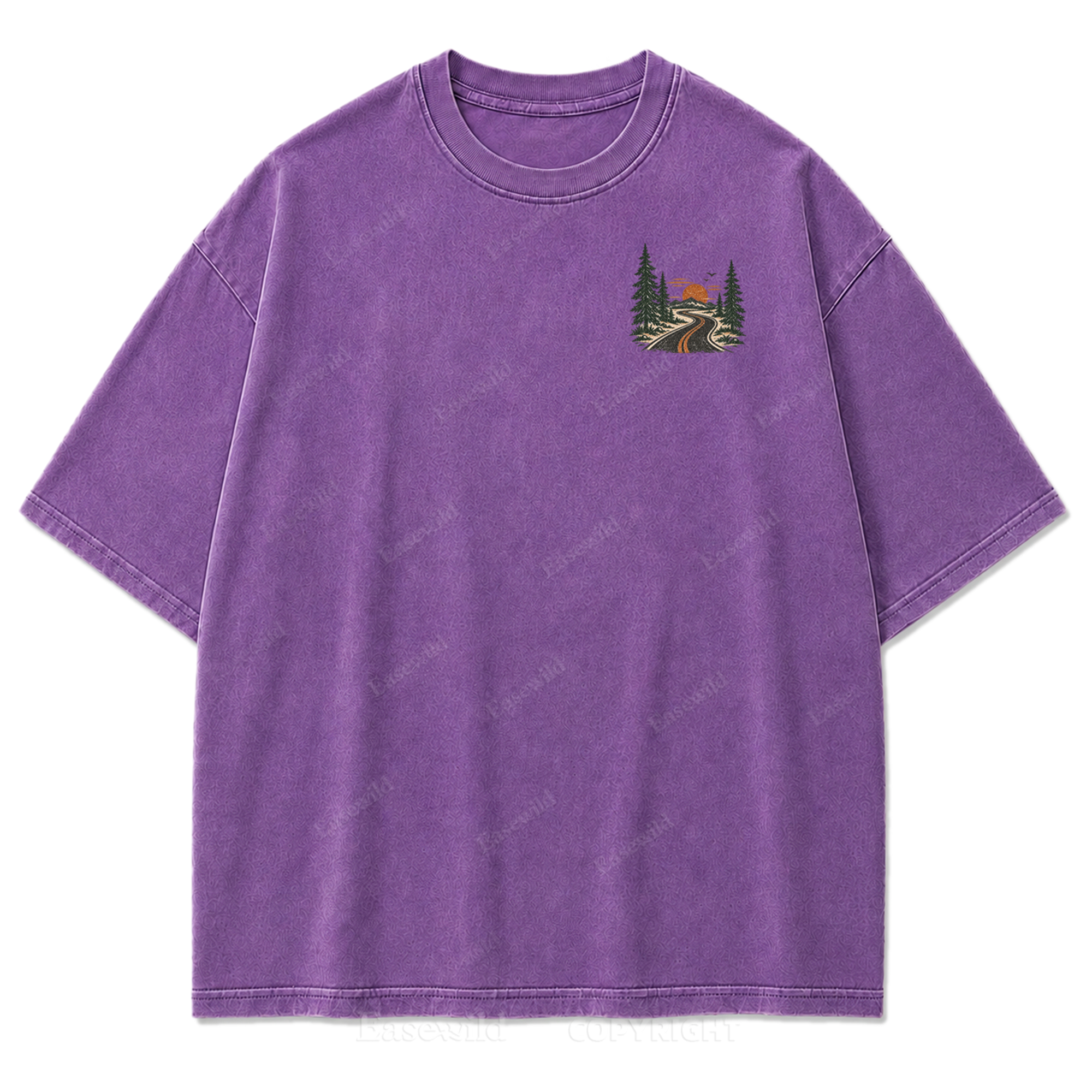 Chasing Quiet Places Washed Print Tee