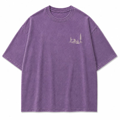 This Is All I Need Camping Washed Print Tee