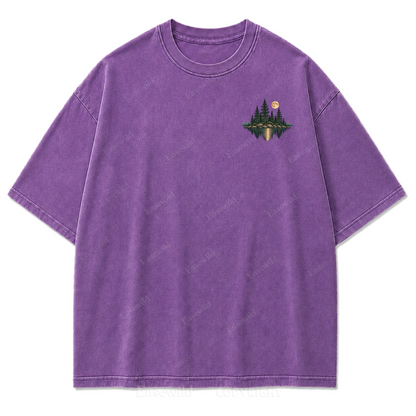 Lake Nights Washed Print Tee