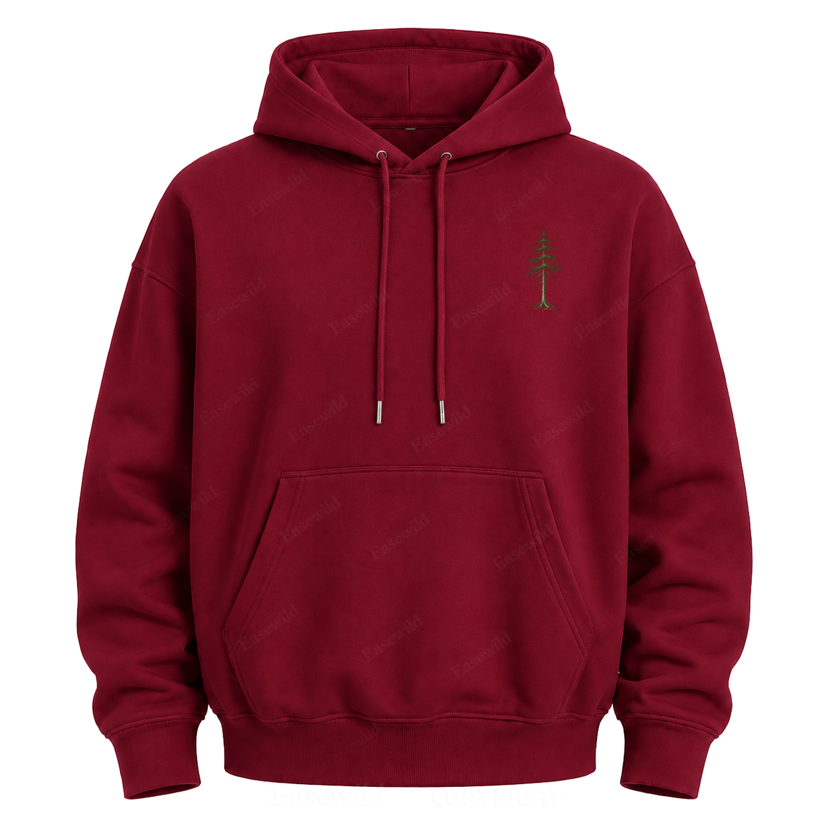 Wild in Quiet Ways Vintage Pine Graphic Hoodie