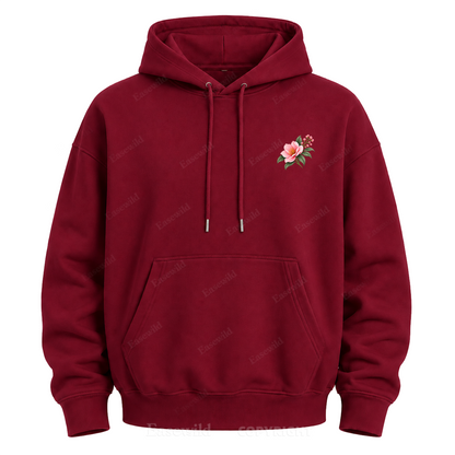 Softly Unfiltered Floral Graphic Hoodie