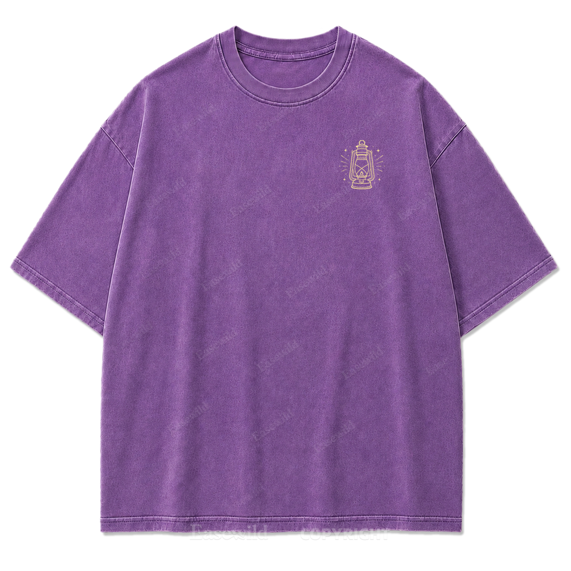 T-Shirt mit „Leave A Light On“-Grafikprint