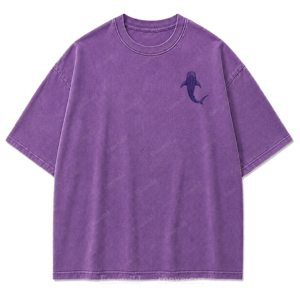Pacific Whale Shark Washed Print Tee