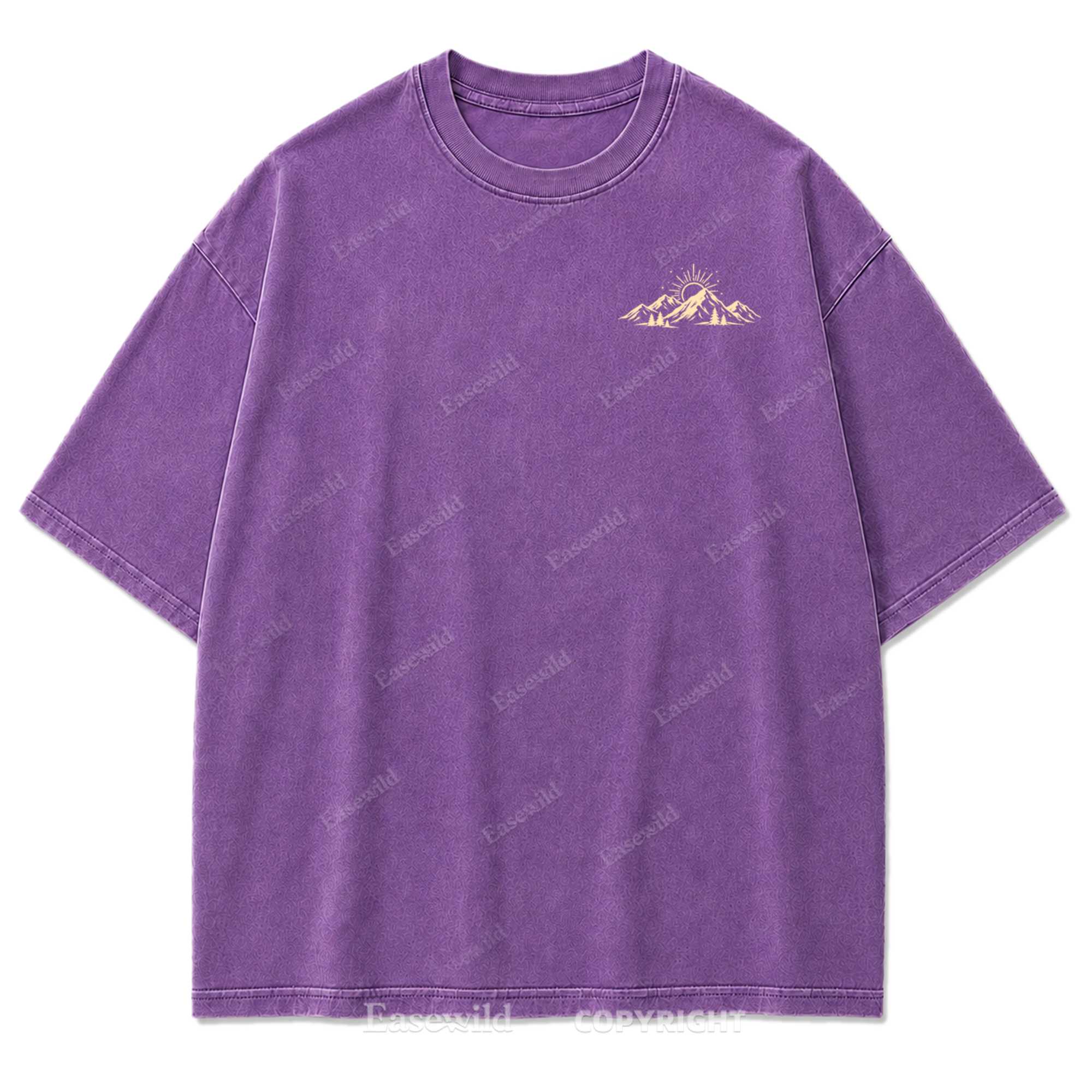 Faith Moves Mountains Washed Print Tee