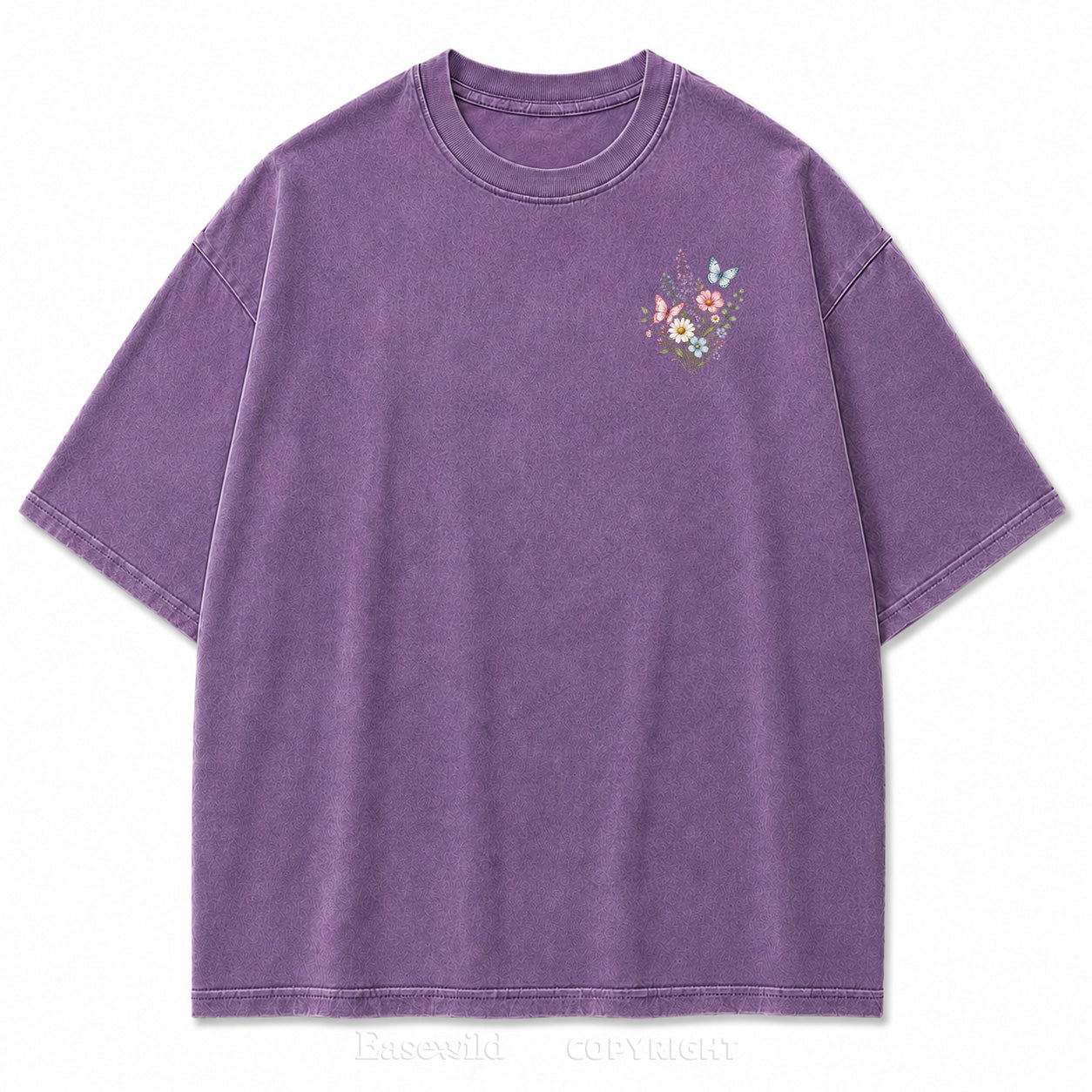 Live Wild Bloom Free Floral Art Print Tee