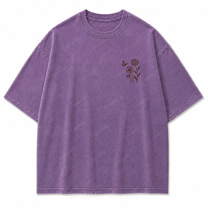 Wildflower Washed Print Tee