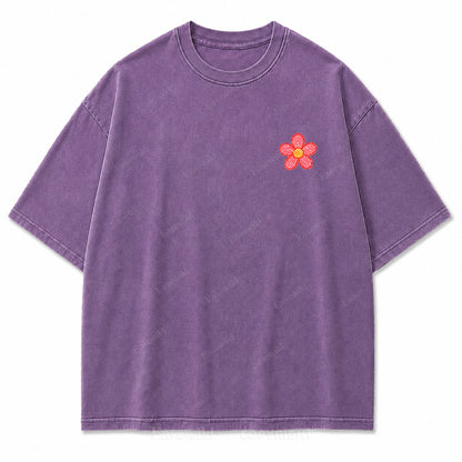 Grow Wild Wildflower Botanical Washed Graphic Tee