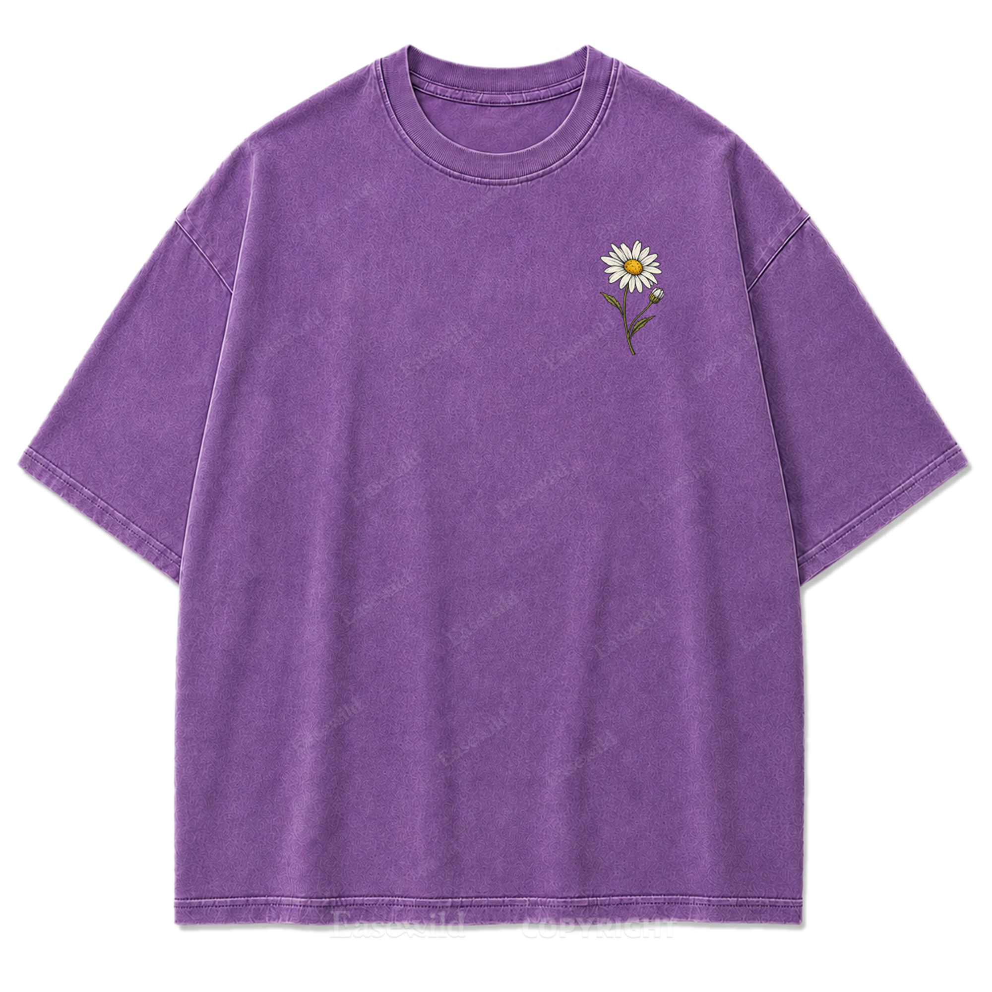 Grow With The Flow Daisy Washed Print Tee
