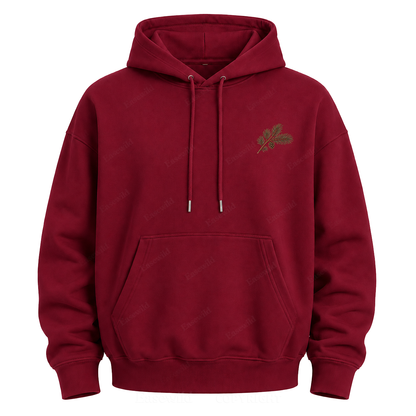 Meet Me Where the Pines Whisper Vintage Woodland Graphic Hoodie