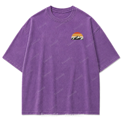 Trail Mood – Take A Hike Washed Print Tee