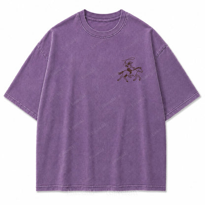 Coastal Cowgirl Club Washed Print Tee