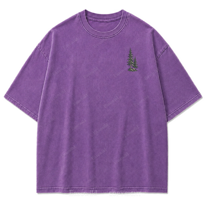 Wilderness Reflections Mountain Washed Print Tee