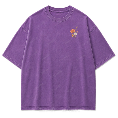 Let Life Surprise You Washed Print Tee