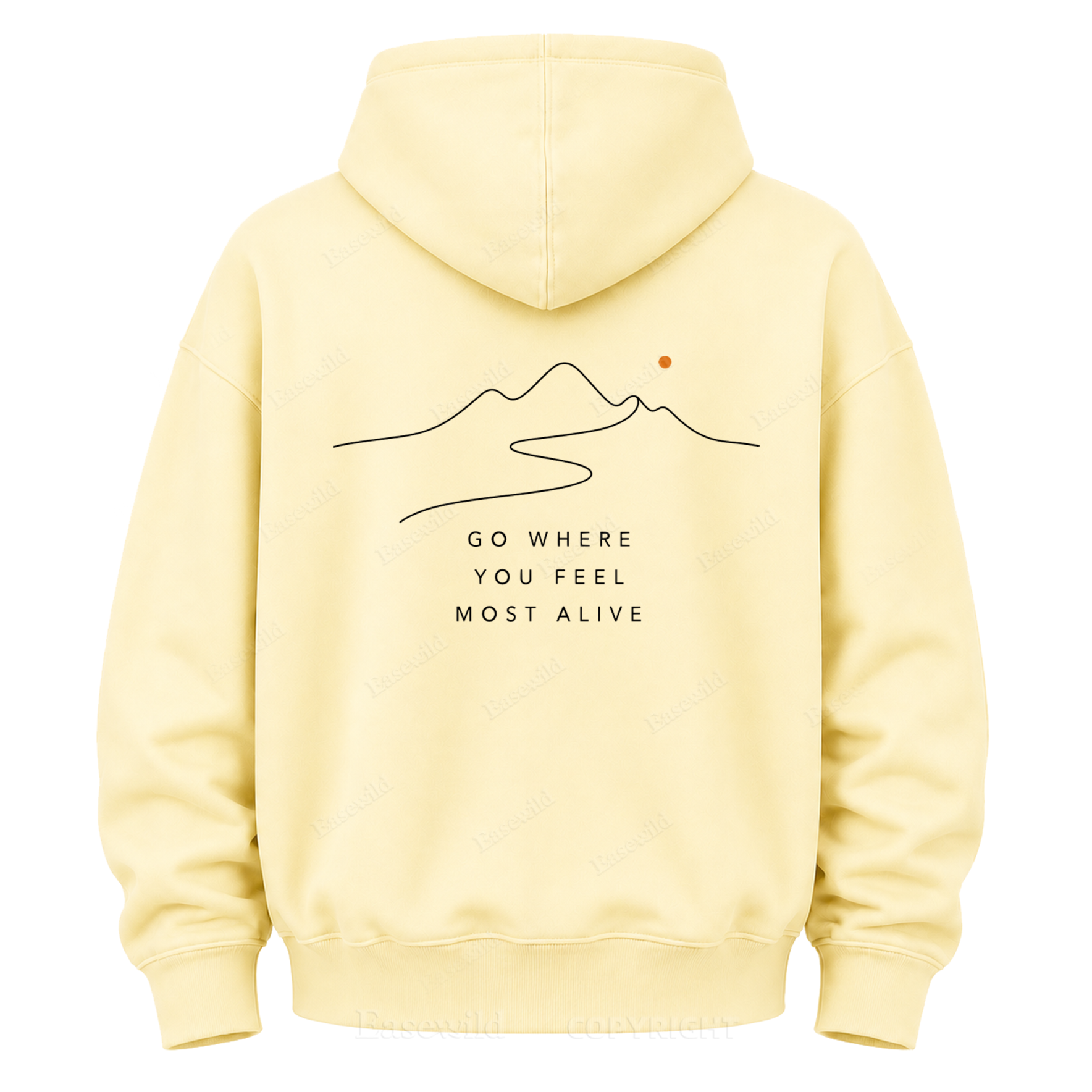Go Where You Feel Fully Alive Graphic Hoodie