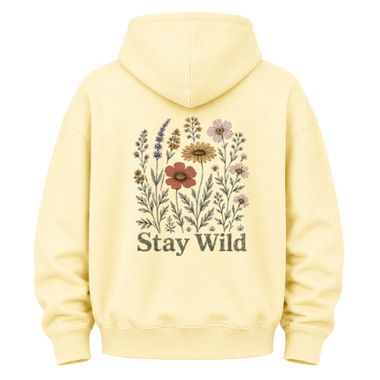 Stay Wild Wildflower Graphic Hoodie