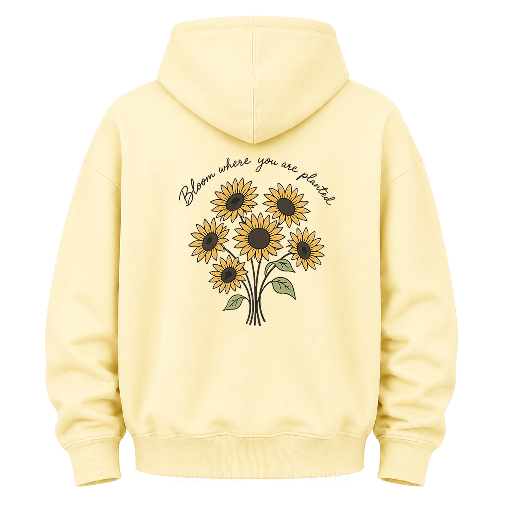 Bloom Where You Are Planted Graphic Hoodie