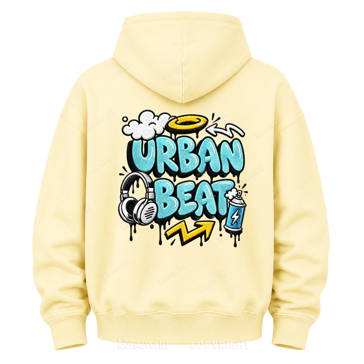 Urban Beat Graphic Hoodie