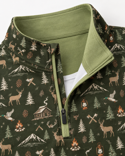 Pine Ridge Cabin Quarter-Zip Pullover
