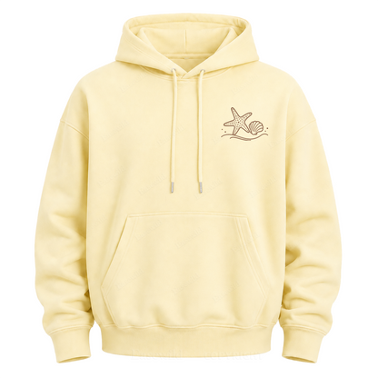 Ocean Breeze Wave Graphic Hoodie