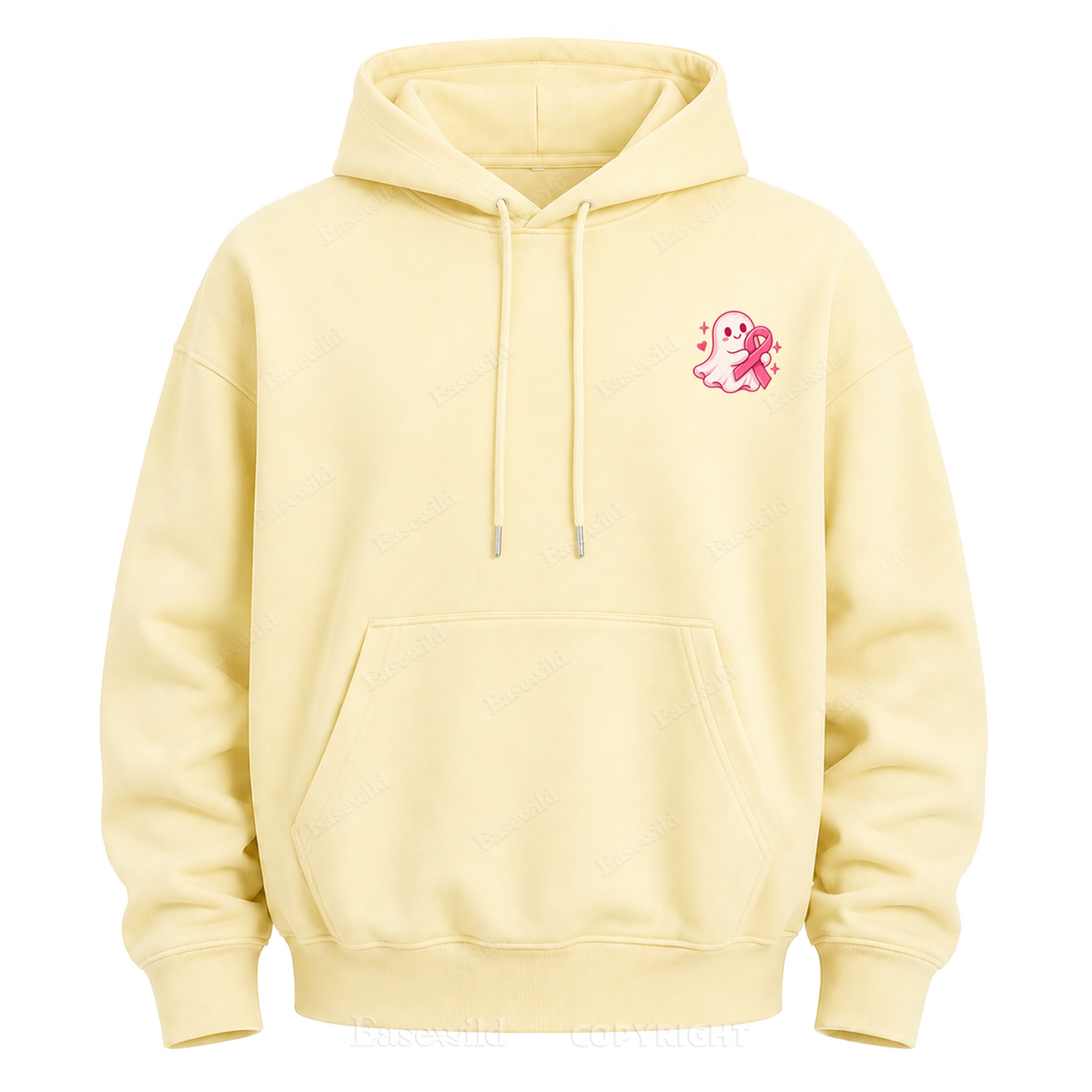 Pink For A Purpose Ghost Graphic Hoodie