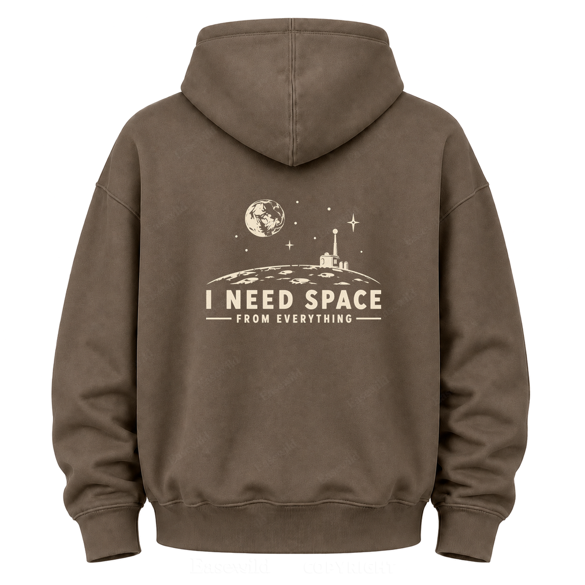 Moon Base Graphic Hoodie
