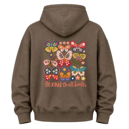 Be Kind to All Kinds Butterfly Graphic Hoodie