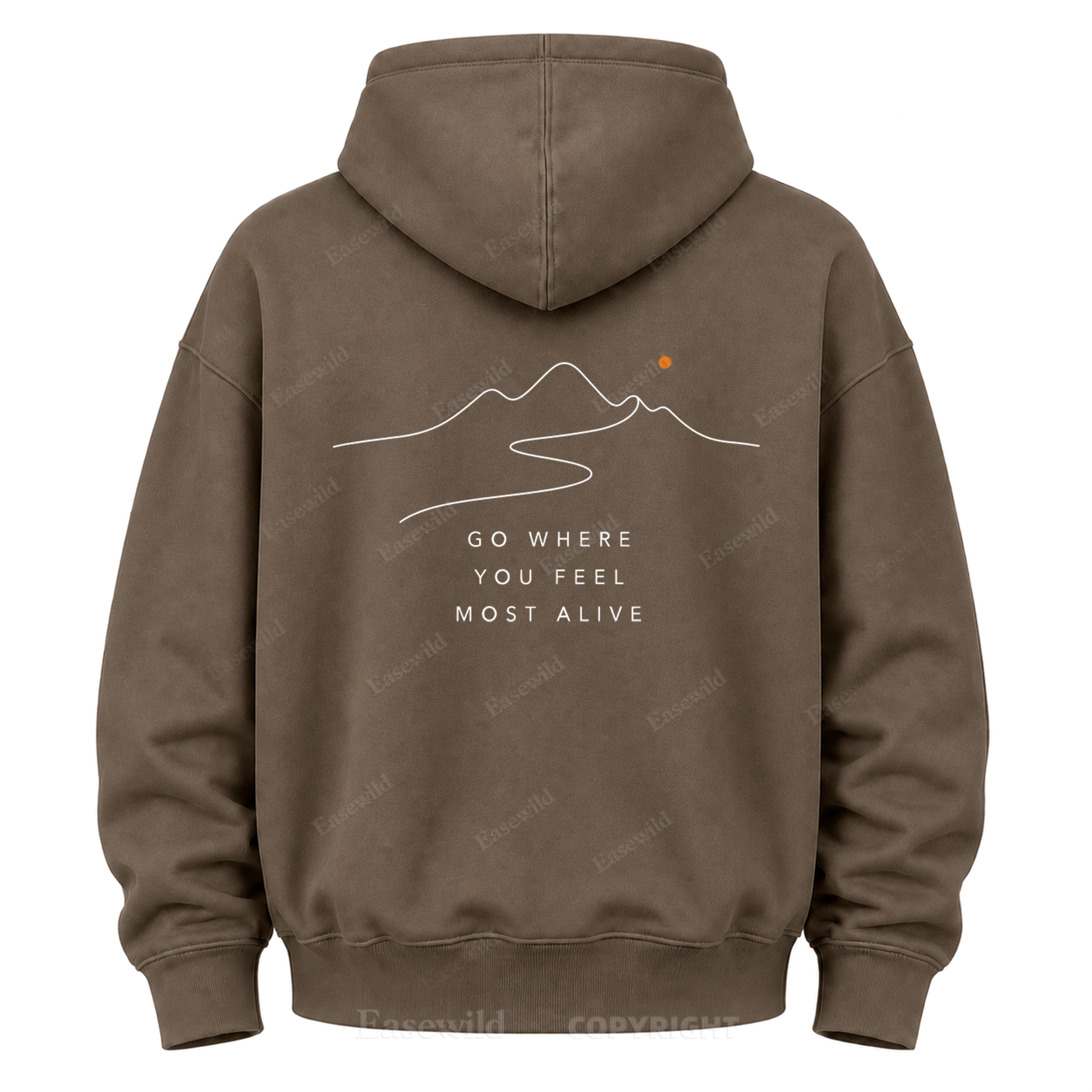 Go Where You Feel Fully Alive Graphic Hoodie