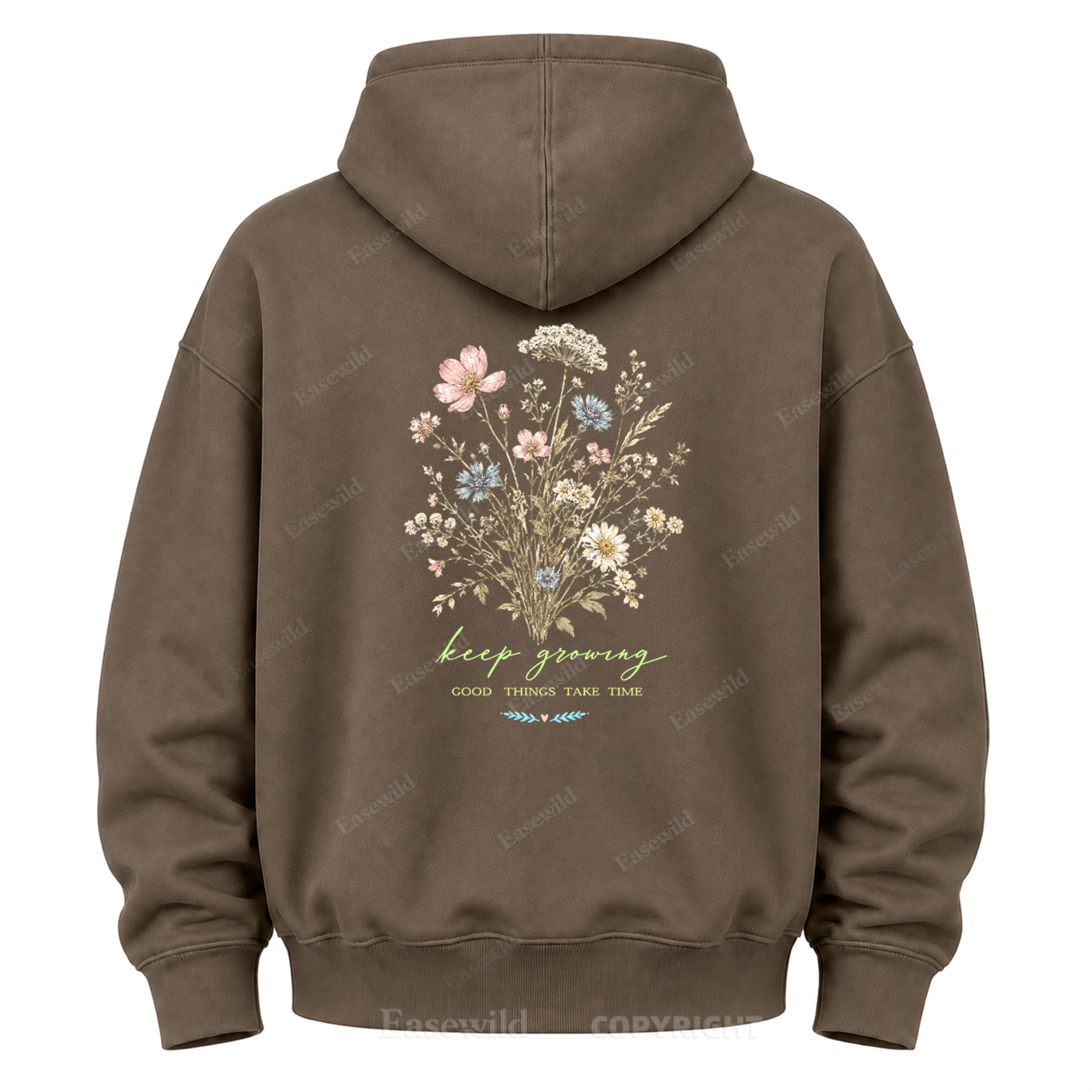 Keep Growing Wildflower Graphic Hoodie