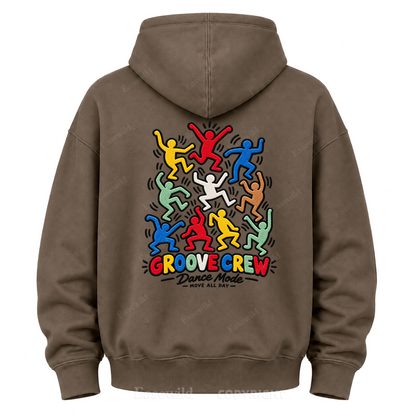 Groove Crew Dance Mode Graphic Hoodie