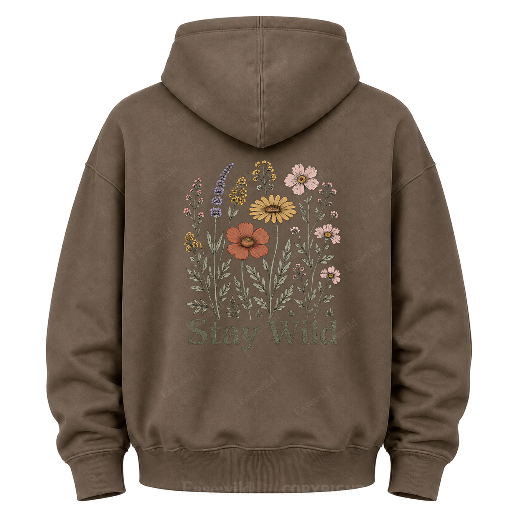 Stay Wild Wildflower Graphic Hoodie